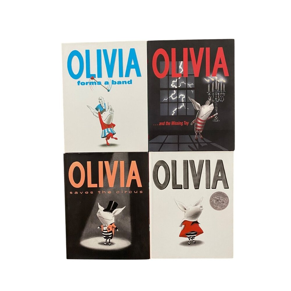 Olivia hard cover 4 book bundle lot